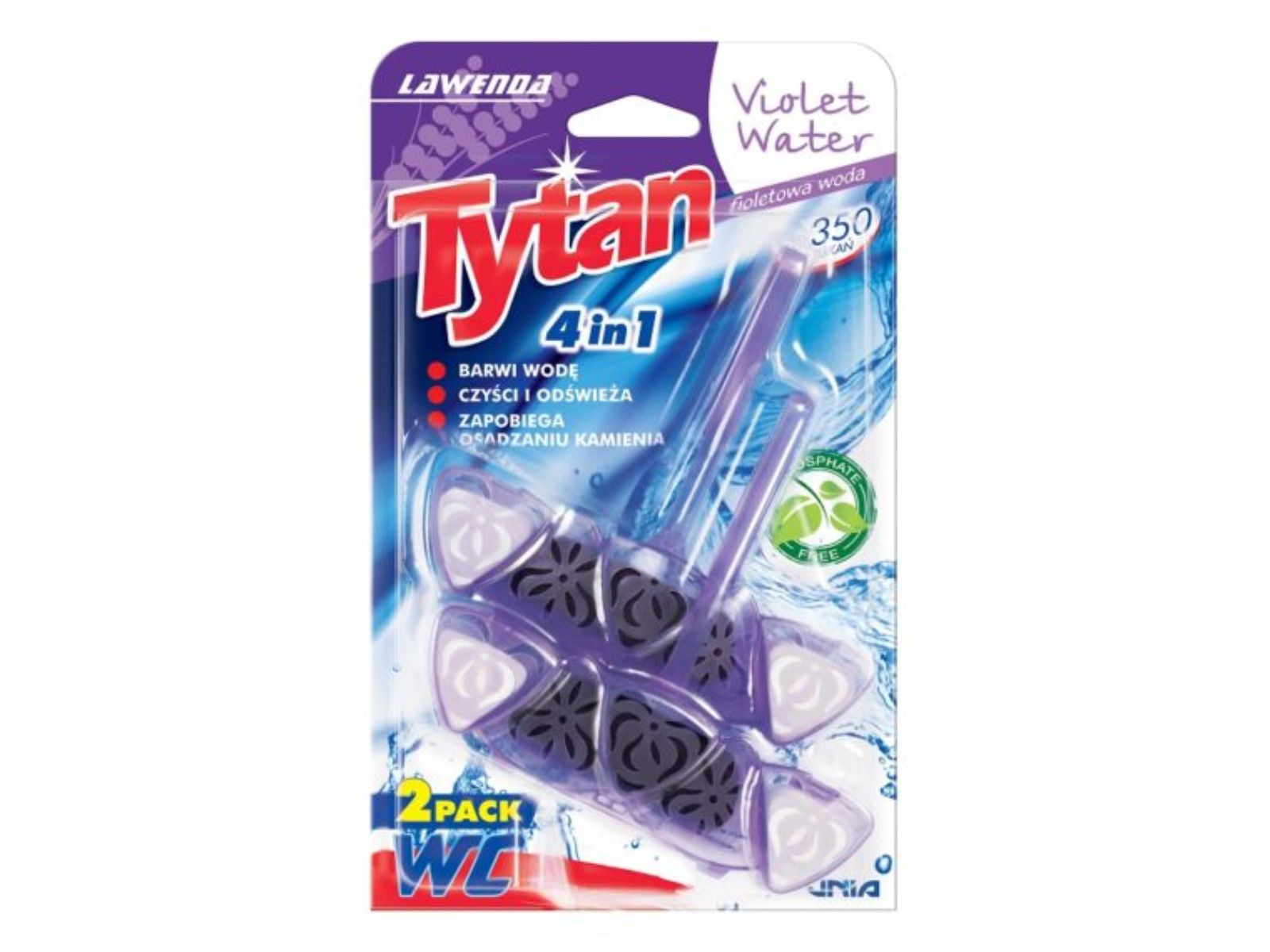 Zawieszka do toalet Tytan DUO 4w1 Lawenda